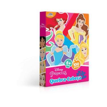Imagem de Quebra Cabeça Princesas Disney 100 Peças Toyster