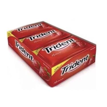 Imagem de Chiclete Trident Morango Caixa C/21 unids de 8g