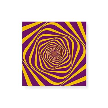 Imagem de Arte Maníacos Quadro Decorativo em Tela Canvas Ondas Espiral - 30x30cm