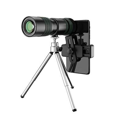 Imagem de 8-24X40 Super Telephoto Zoom Monocular Telescope, portátil à prova d'água à prova de neblina para viagens, observação de pássaros, caminhadas, passeios de barco, camping etc. (telescópio + tripé + clipe)