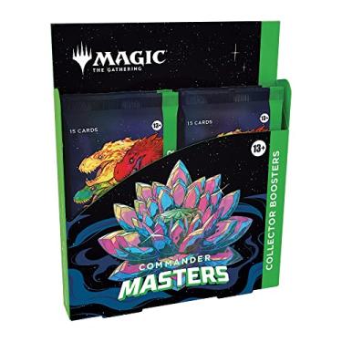 Imagem de Magic: The Gathering Commander Masters Collector Booster Box - Multi-Color, 4 Packs (60 Cards)