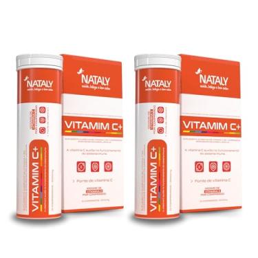 Imagem de 2x Vitamim C+ Vitamina C 10 Comprimidos Efervercentes Nataly