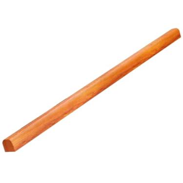 Imagem de Corrimãos modernos para degraus ao ar livre, coluna de ferro forjado de metal, corrimão de escada, corrimão de madeira para escada com kits de instalação