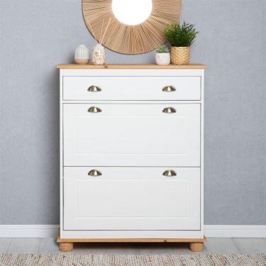 Imagem de Sapateira Basculante Madeira 2 Portas  20 Pares Colmar