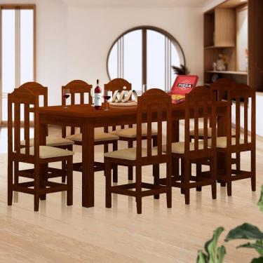 Imagem de Conjunto Sala De Jantar Safira Com 8 Lugares