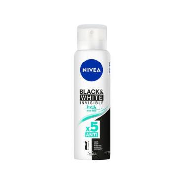 Imagem de Desodorante Antitranspirante Aerossol Nivea - Invisible Black & White