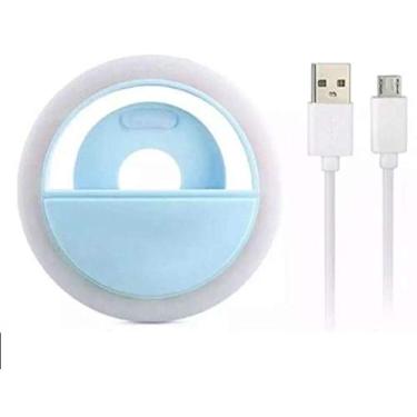 Imagem de Selfie SG11 Azul Ring Light 36 Anel Led Flash Celular, H Maston, 37859142, Azul