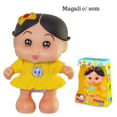 Imagem de Boneca Magali Turma Da Monica Baby Fala Frases - Adijomar Brinquedos