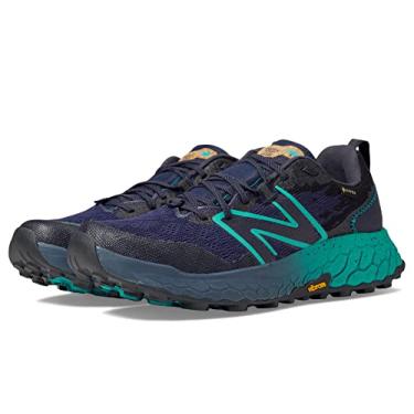 Imagem de New Balance Tênis de corrida feminino Fresh Foam X Hierro V7 Trail, Eclipse/índigo natural/azul-petróleo elétrico, 7