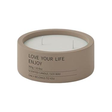 Imagem de 2 peças Nordic Minimalista e Criativo Cerâmica Fragrância Casa Copo Vazio Vela de Soja Copo Vazio para Casamento, Jantar, Festa-Short 2-OW-R0001 Aroma de Óleo de Citronela