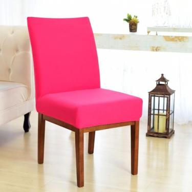 Imagem de Kit 3 Capas Para Cadeira Sala De Jantar Pink - Charme Do Detalhe