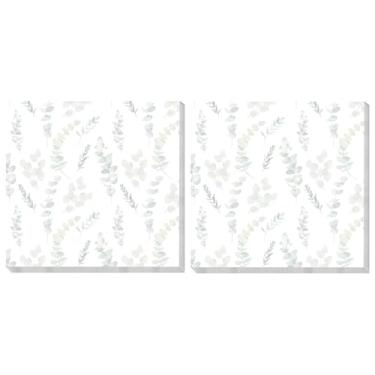 Imagem de ALIVIM Pacote com 2 notas adesivas 7,5 x 7,6 cm, forte poder de colagem brilhante, fácil de colocar para casa, escritório, 80 folhas/blocos, aquarela de folha verde