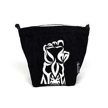 Imagem de Bolsa grande reversível de microfibra para dados – autônomo e comporta mais de 250 dados poliédricos com cordão – vários designs disponíveis (manopla)