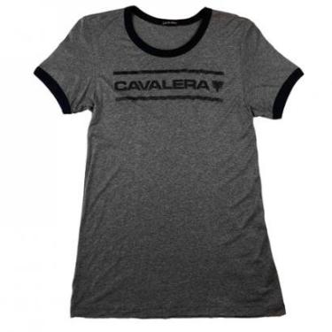 Imagem de Camiseta Feminina T-shirt Classica Chumbo Mescla Cavalera-Feminino