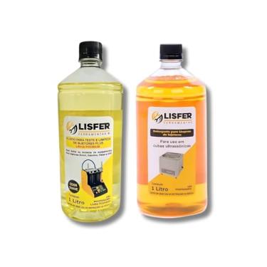 Imagem de Kit Fluido E Detergente Para Máquina Limpeza De Bico - Lisfer