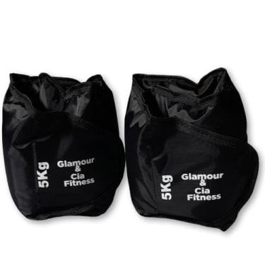 Imagem de Par Caneleira Tornozeleira De Peso 5kg Para Treino Fitness De Academia Musculação Agachamento