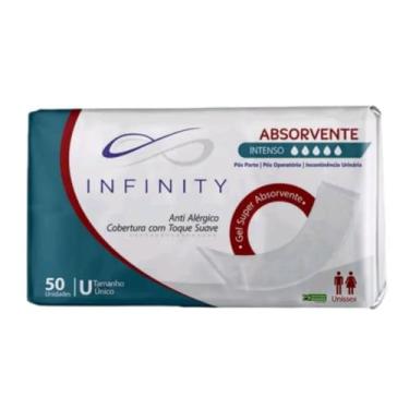 Imagem de Absorvente Geriatrico Infinity Pós Parto Pós Operatório Com 50 Unidades