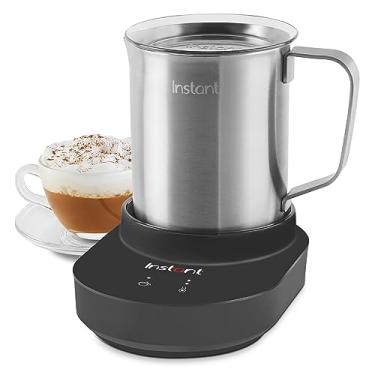 Imagem de Instant Magic Froth 9-in-1 Electric Milk Steamer and Frother, 17oz Stainless Steel Pitcher, Hot and Cold Foam Maker and Milk Warmer for Lattes, Cappuccinos, Macchiato, From the Makers of Instant Pot