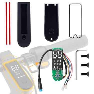 Imagem de Felixstory Placa de circuito de painel de substituição compatível apenas com scooter elétrica Segway Ninebot Max G30LP, peças de acessórios de painel inteligente, com capa à prova d'água, controle
