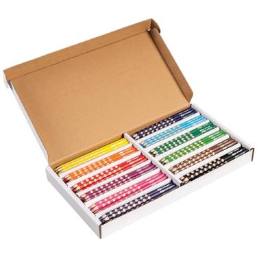 Imagem de Prang Lápis de cor triangular Groove, núcleos de 3,3 mm, 17,7 cm de comprimento, 12 cores sortidas, 144 unidades (28144)