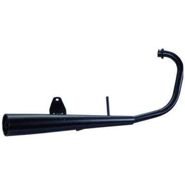 Imagem de Escapamento Escape Gemoto Ybr 125 Factor 2009 - 2015 Silencioso, PRETO