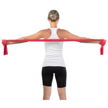 Imagem de Faixa elástica thera band fisioterapia/pilates/yoga  média - MERCUR