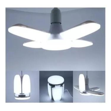 Imagem de Lâmpada Led 60w Pétalas Dobrável Ajustável Elice Branco Frio - SHOP AL