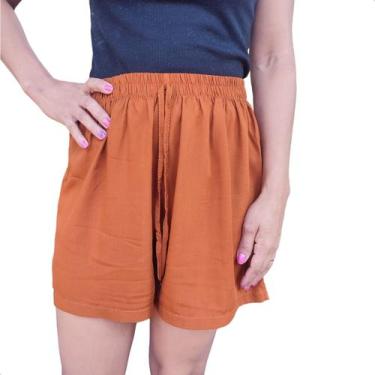 Imagem de Short Feminino Soltinho Praia Piscina Bermuda Liso - Moda_Gaspar, Cara