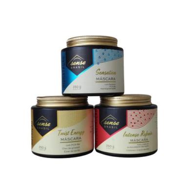 Imagem de Sense Trio Cronograma Capilar 250ml - Sense  Brasil