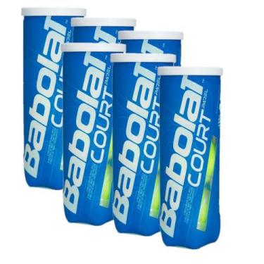 Imagem de Bola De Padel Babolat Court - Pack com 6 Tubos