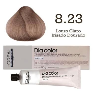 Imagem de Tonalizante Dia Color 8.23 Louro Claro Irisado Dourado - L'oreal Profe
