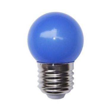 Imagem de Lâmpada LED Mini Bulbo 1W Diversas Cores - CTB, Azul, 220V