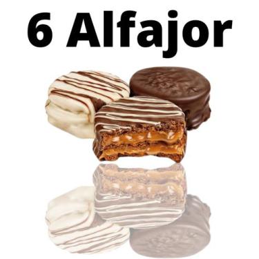 Imagem de 6 Alfajor Gramado Recheio Triplo 330g - Gramado Alfajor