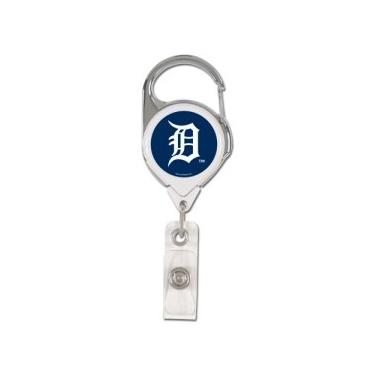 Imagem de Porta-crachá premium retrátil MLB Detroit Tigers, cor da equipe, tamanho único