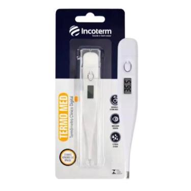 Imagem de Termômetro Clínico Digital Branco Incoterm Termomed