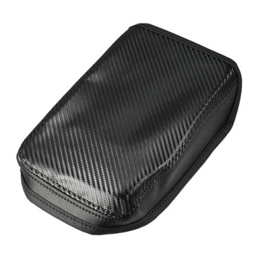 Imagem de Hihaha Capas de apoio de braço para console central para Volkswagen T-Cross 2018-2023 / Acessórios internos do carro / Couro sintético durável / 1 peça preta