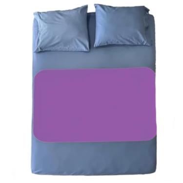 Imagem de Protetor Absorvente de Colchão Lavável Geriátrico 100x70-1 unidade (Colors) (Roxo)