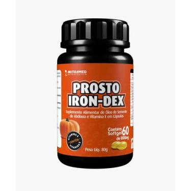 Imagem de Prosto Iron-Dex - Óleo de Semente de Abóbora + Vitamina E - 60 Cápsula