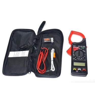 Imagem de Alicate amperímetro digital com medidor de temperatura 266c - golden c