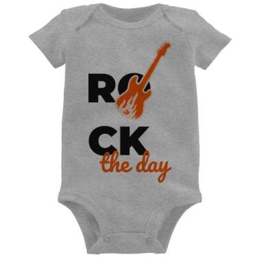 Imagem de Body Bebê Rock the day - Foca na Moda, Cinza, G