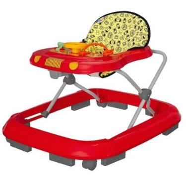 Imagem de Andador Safari Vermelho (Até 12 Kg) - Tutti Baby