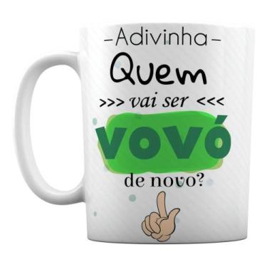 Imagem de Caneca Branca Presente Adivinha Quem Vai Ser Vovó De Novo - GMH Prod. 