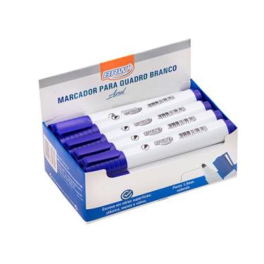 Imagem de Marcador Quadro Branco C/12 Un Azul - BRW