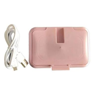 Imagem de Aquecedor de lenços umedecidos para bebês - rosa - Baby Wipes