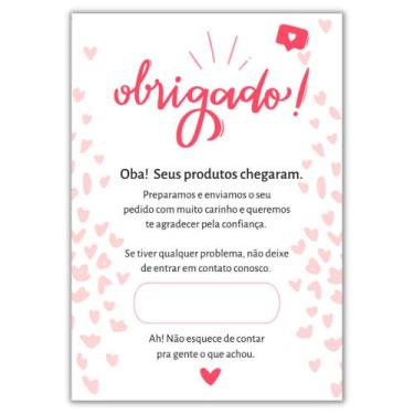 Imagem de Cartão de Agradecimento 180g - 200 uni - Impressões Papaléguas, 10