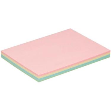 Imagem de Bloco de Recado Autoadesivo 76X102MM Pastel Colors - 100 Folhas - Maxp