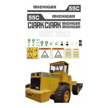 Imagem de Kit Adesivos Clark Michigan 55c - SPTS