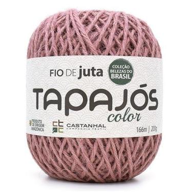 Imagem de Fio de Juta Colorido Tapajós 200g - 166 Metros - Castanhal, ROSA
