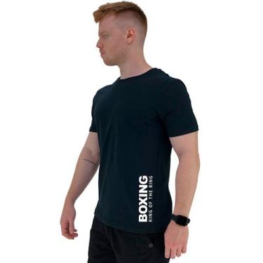 Imagem de Camiseta Tradicional Masculina MXD Conceito Estampa Lateral Boxing Kin