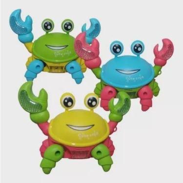 Imagem de Brinquedo Musical Divertido Caranguejo Fujão à Pilha Com luzes. - Toy 